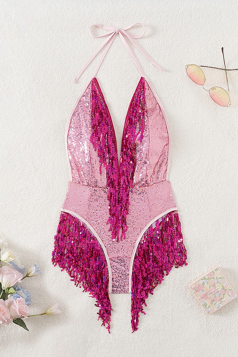 Electronic Music Festival Hot Girl Group Costume Tassel Bodysuit Bodysuit