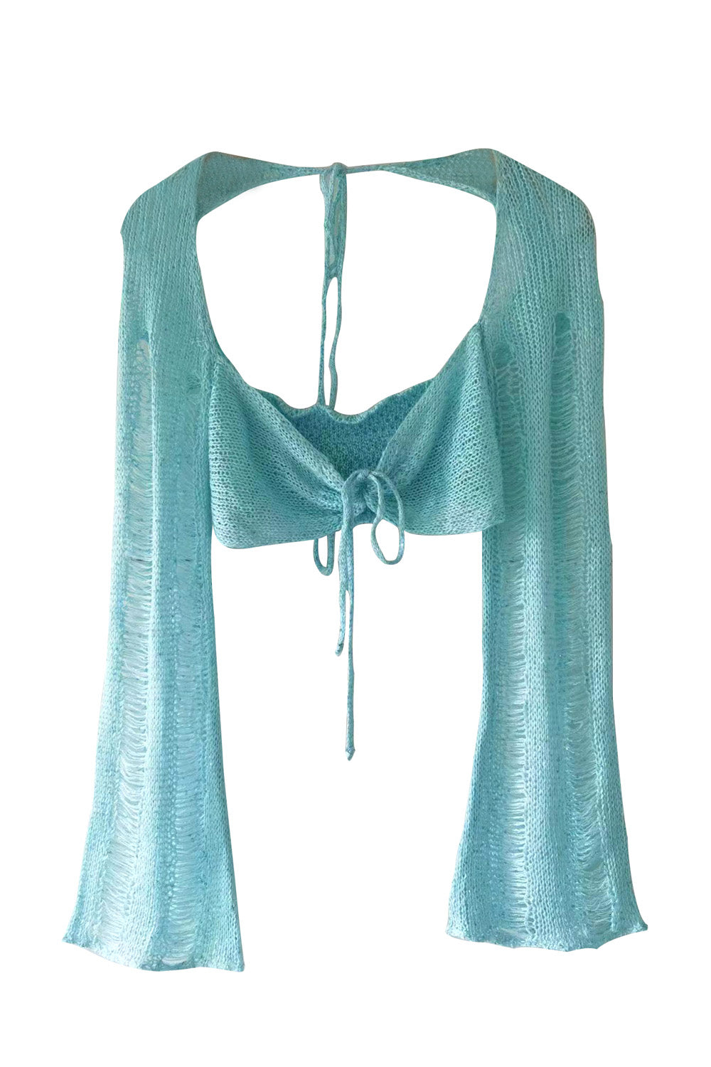 Rave Princess Outfit Sequined ripped knitted skirt suit hollow Party