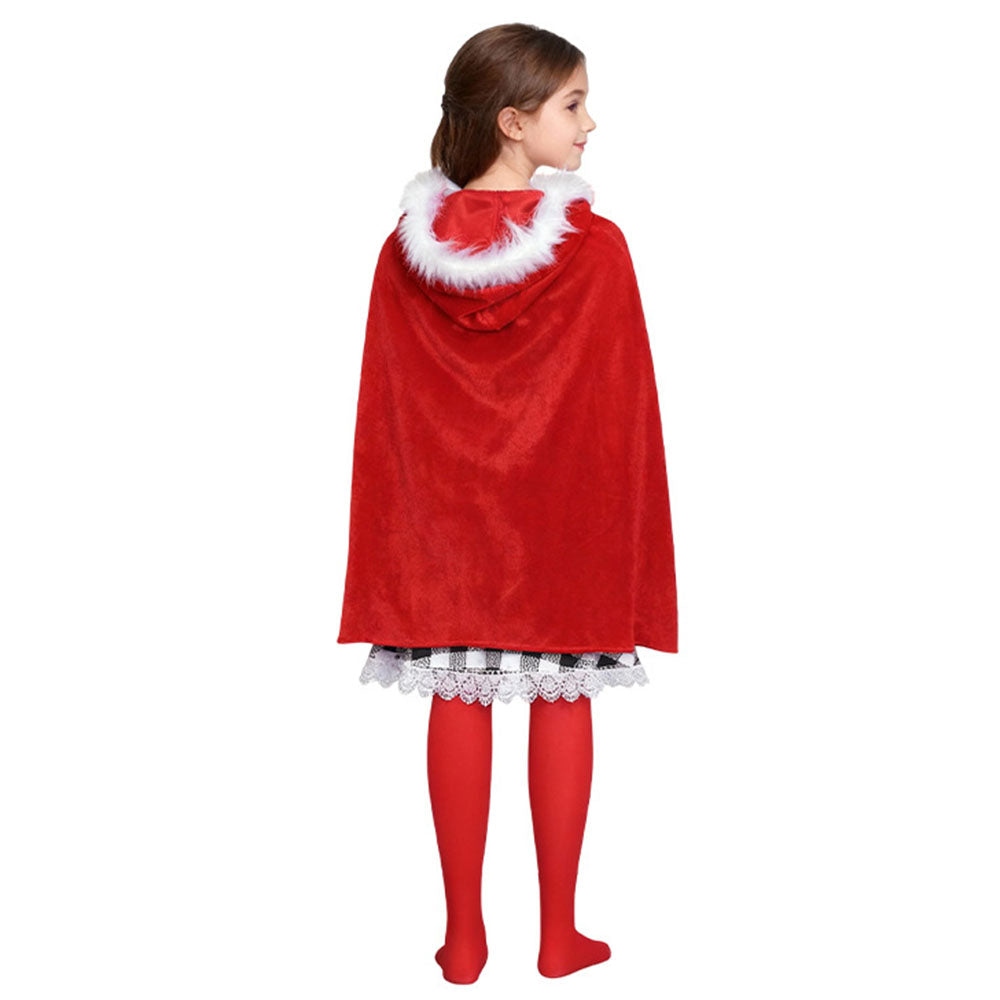 Girls Cindy Lou Who Costume Christmas Kids Whoville Dress Sets - Ciclove