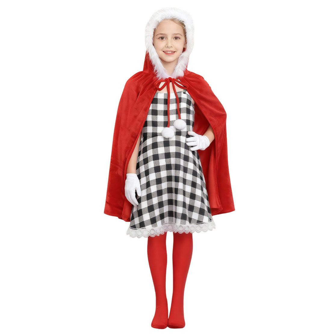 Girls Cindy Lou Who Costume Christmas Kids Whoville Dress Sets - Ciclove