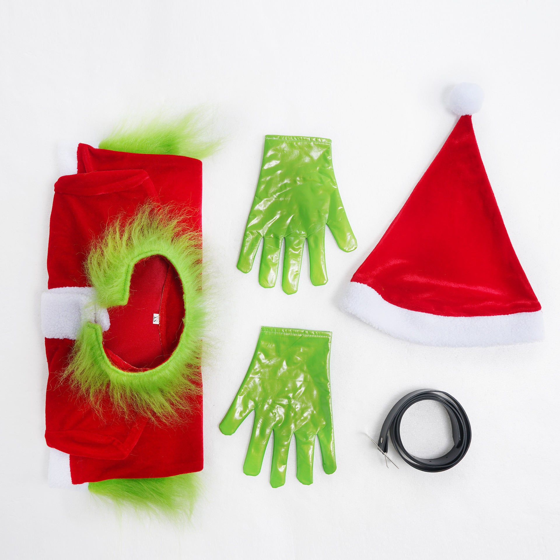 Christmas Spot Green Hair Monster Grinch Cosplay Costume Santa Xmas Outfits - Ciclove