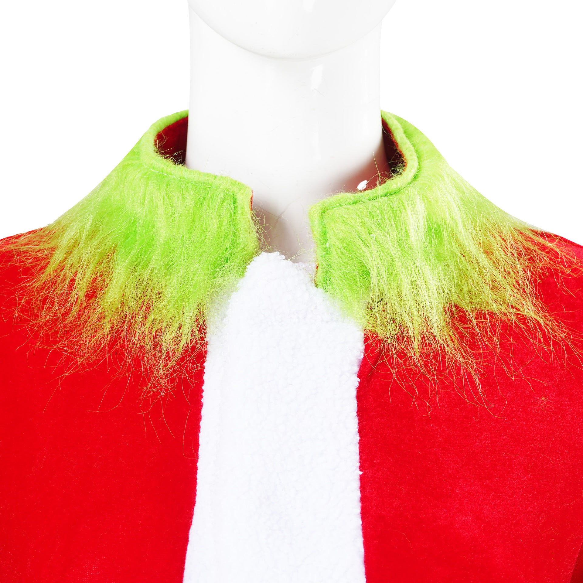 Christmas Spot Green Hair Monster Grinch Cosplay Costume Santa Xmas Outfits - Ciclove