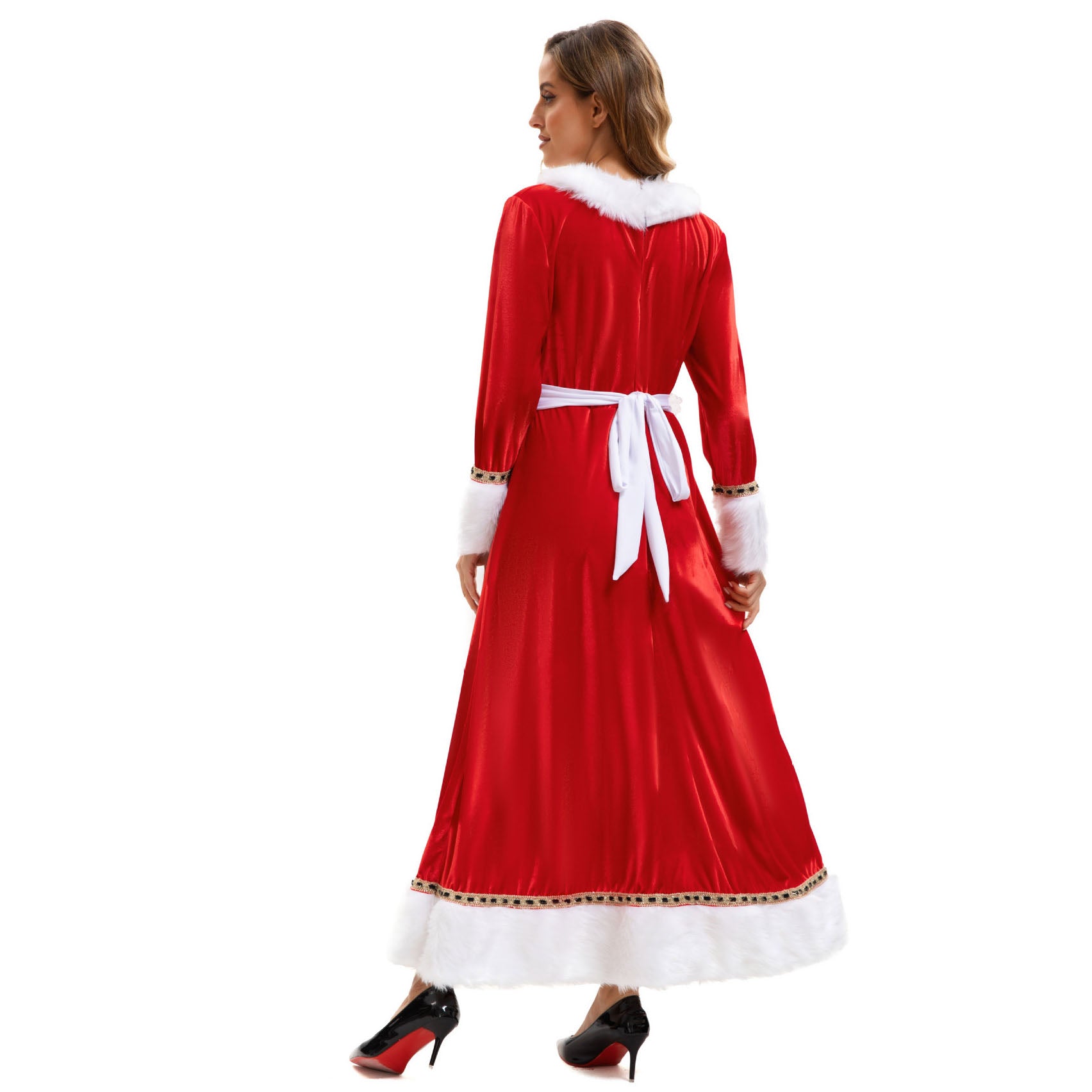 Christmas Women's Dress for Adult Party Performance Santa Xmas Outfits - Ciclove