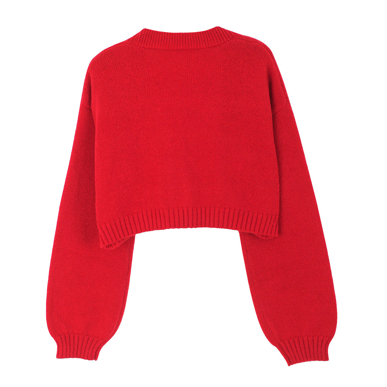 Brown 1960s Gingerbread Cropped Ugly Christmas Sweater Cardigan - Ciclove