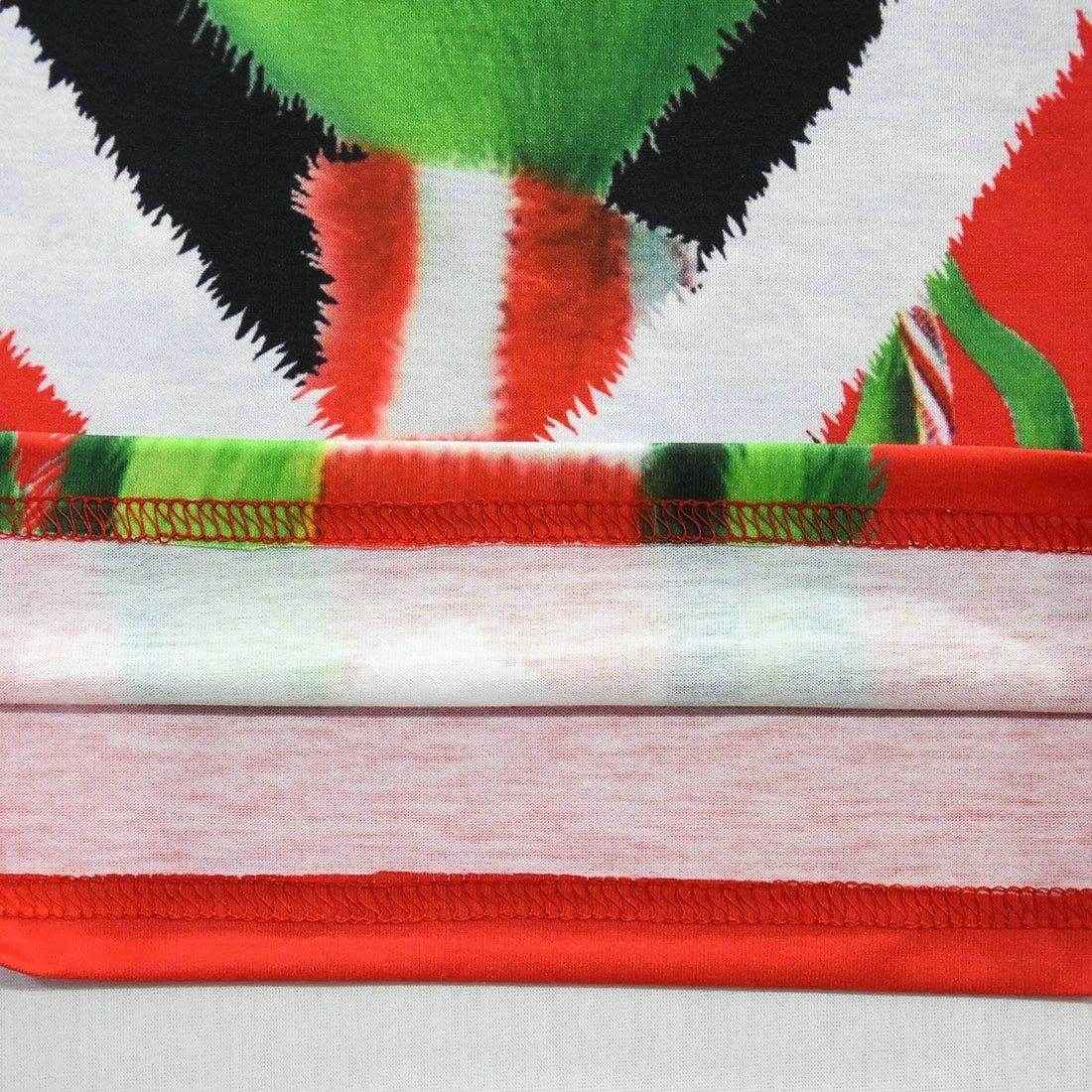 Green Monster Grinch Kids Boys Costume Mask Golves Set Christmas Gift