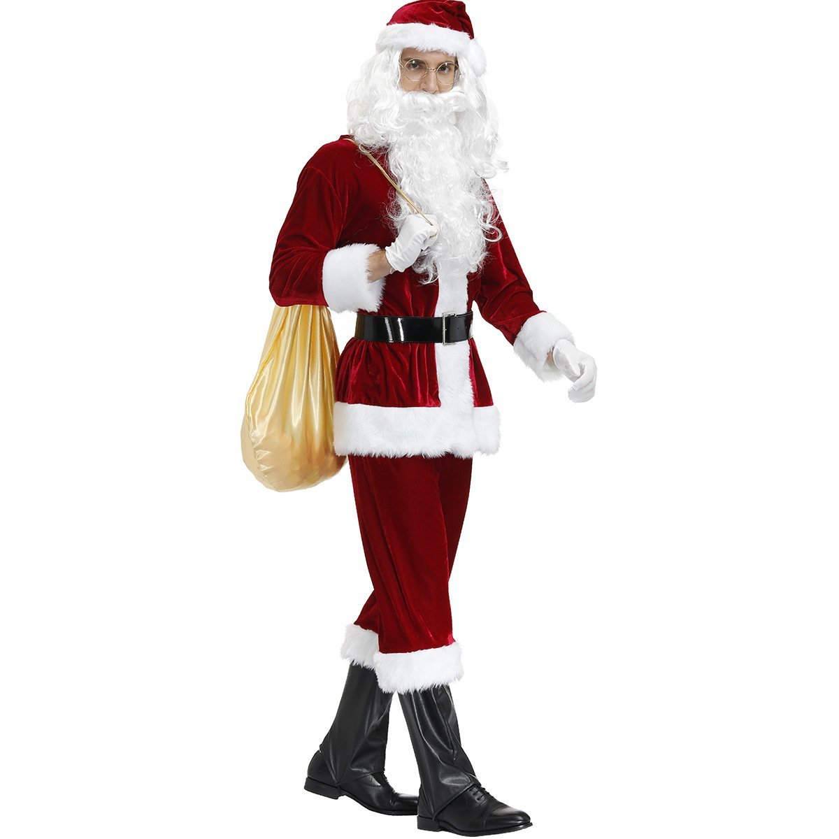 Christmas Costume Santa Claus Role-playing Suit Men - Ciclove