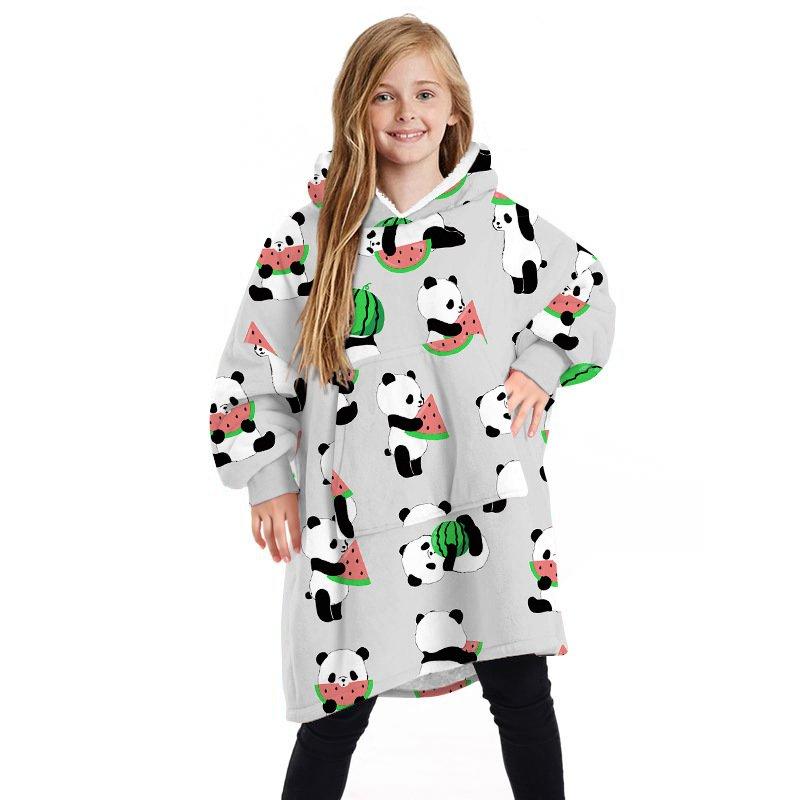 Family matching pajamas robes hoodie blanket Holiday Christmas Gifts - Ciclove