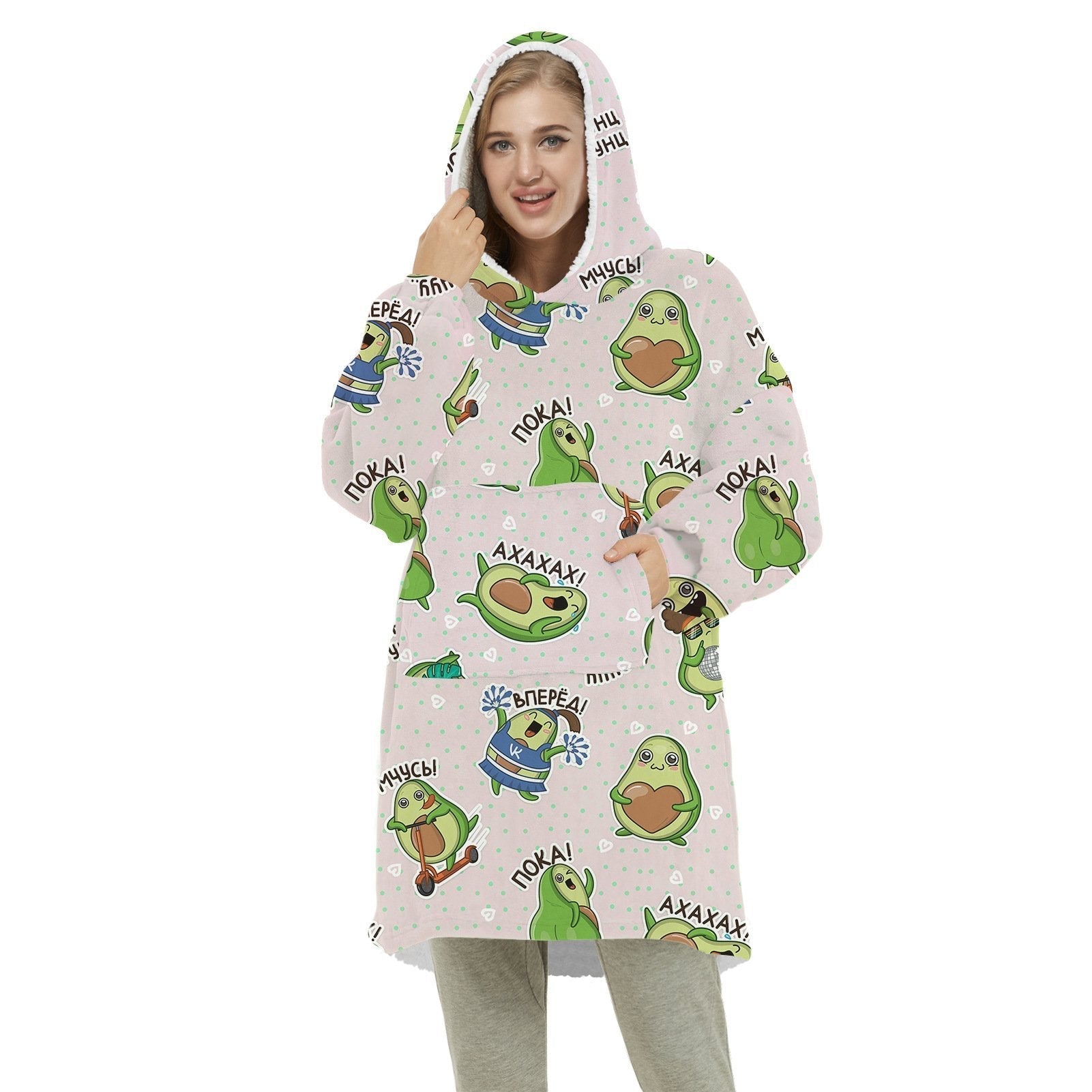 Christmas Eve Cloth Women Men Couple Printing Men's and Women's Winter Wear Blanket Sweater - Ciclove