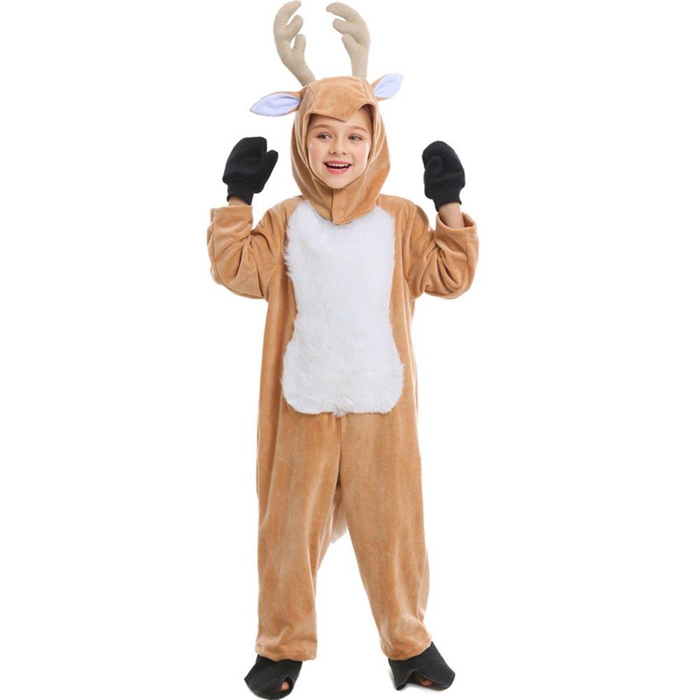 Children's Christmas Costumes Animal Dress Up Reindeer Elk Costume - Ciclove