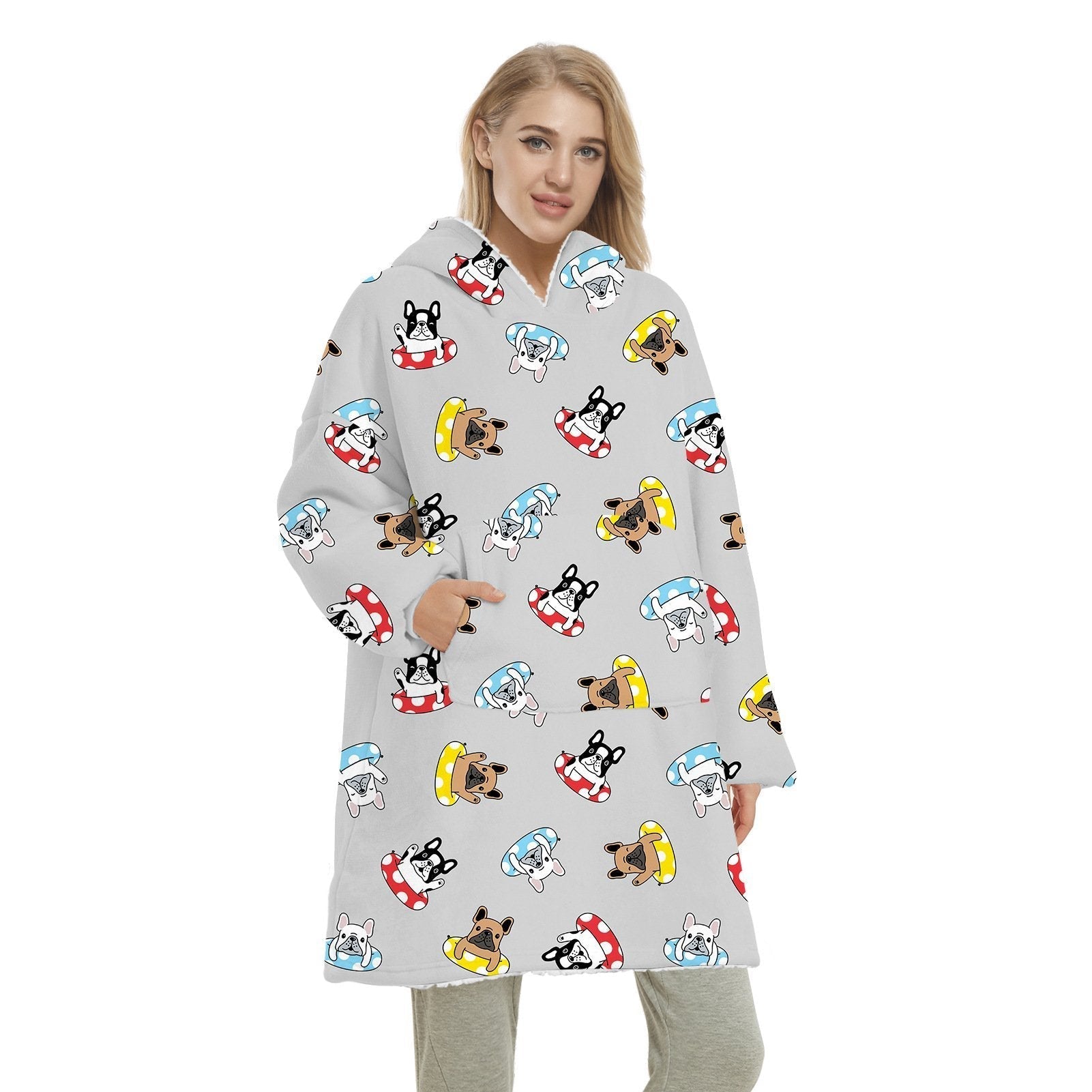 Family matching pajamas robes hoodie blanket Holiday Christmas Gifts - Ciclove