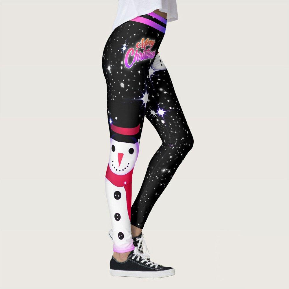 Christmas Pants Leggings Women's High Waisted Yoga Leggings - Ciclove