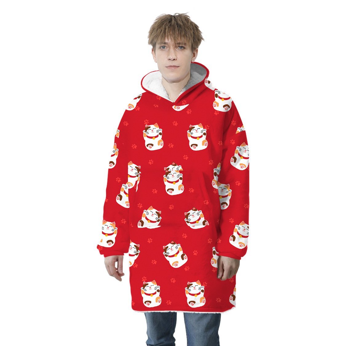 Family matching pajamas robes hoodie blanket Holiday Christmas Gifts - Ciclove