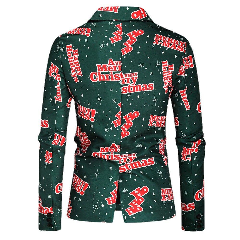 Men Coat Casual Suit Jacket 3D Fun Printing 2022 - Ciclove