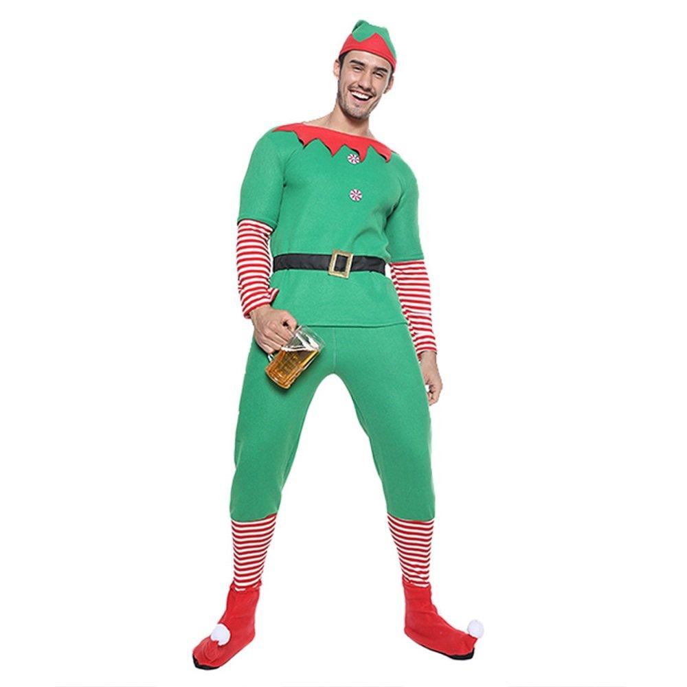 Christmas Costume Elf Cosplay Costume Six-piece Men - Ciclove