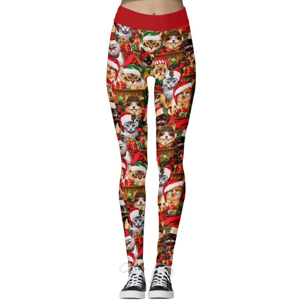 Christmas Pants leggings Grinch Grinch Digital Print Women - Ciclove