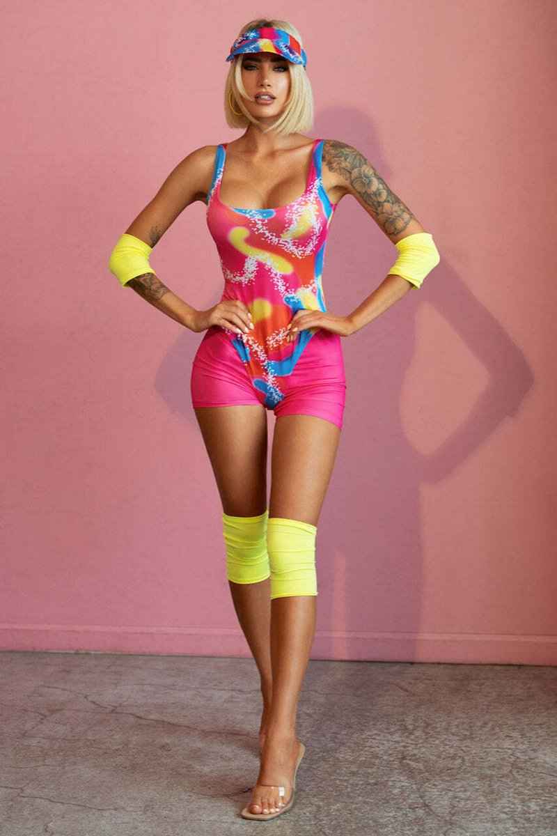 Roller Skating Doll Costume Barbie Sportswear