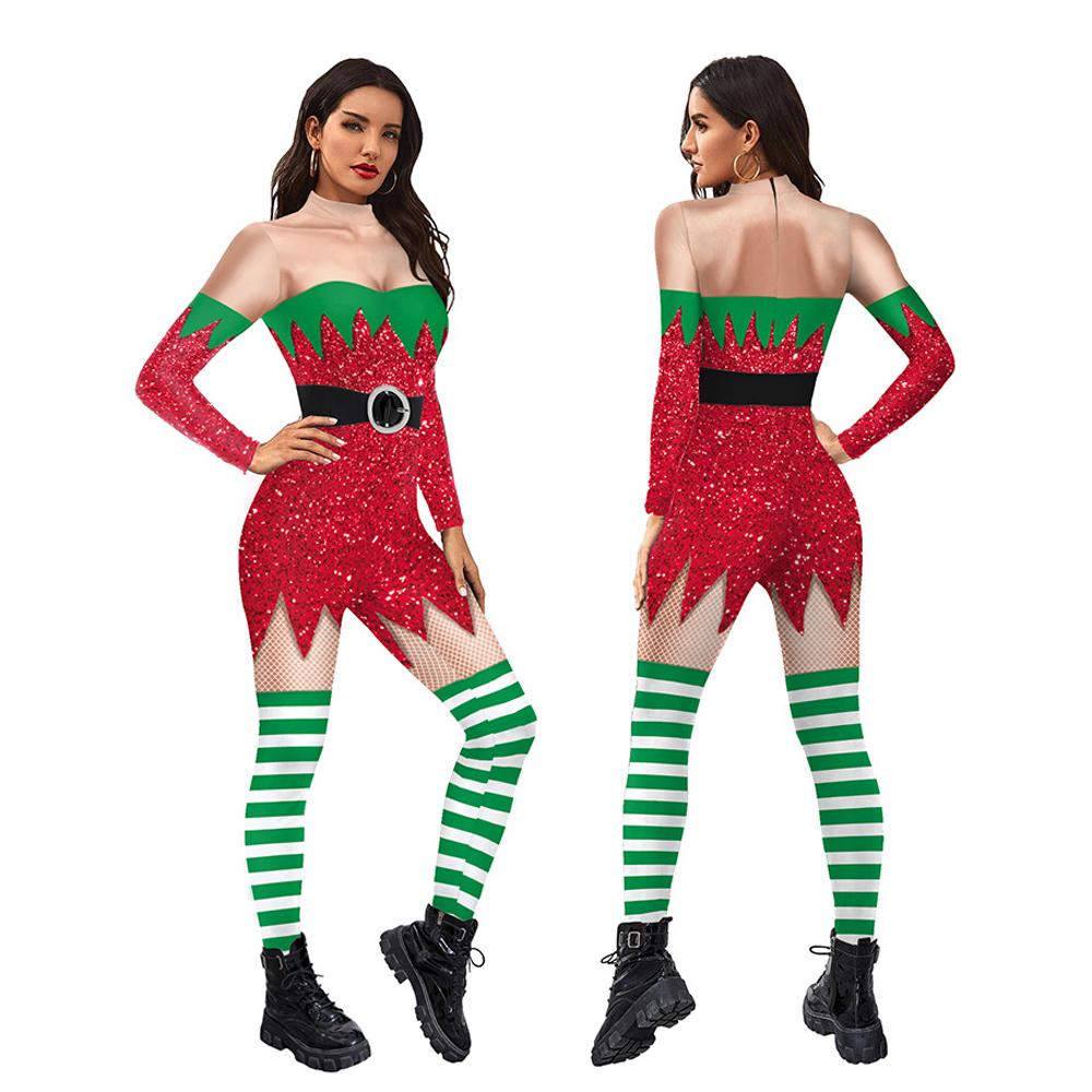Christmas The Grinch 3D Printed jumpsuits onesies for women - ciclove