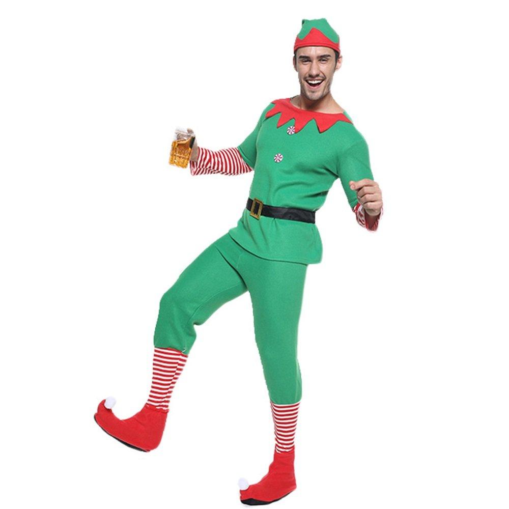 Christmas Costume Elf Cosplay Costume Six-piece Men - Ciclove