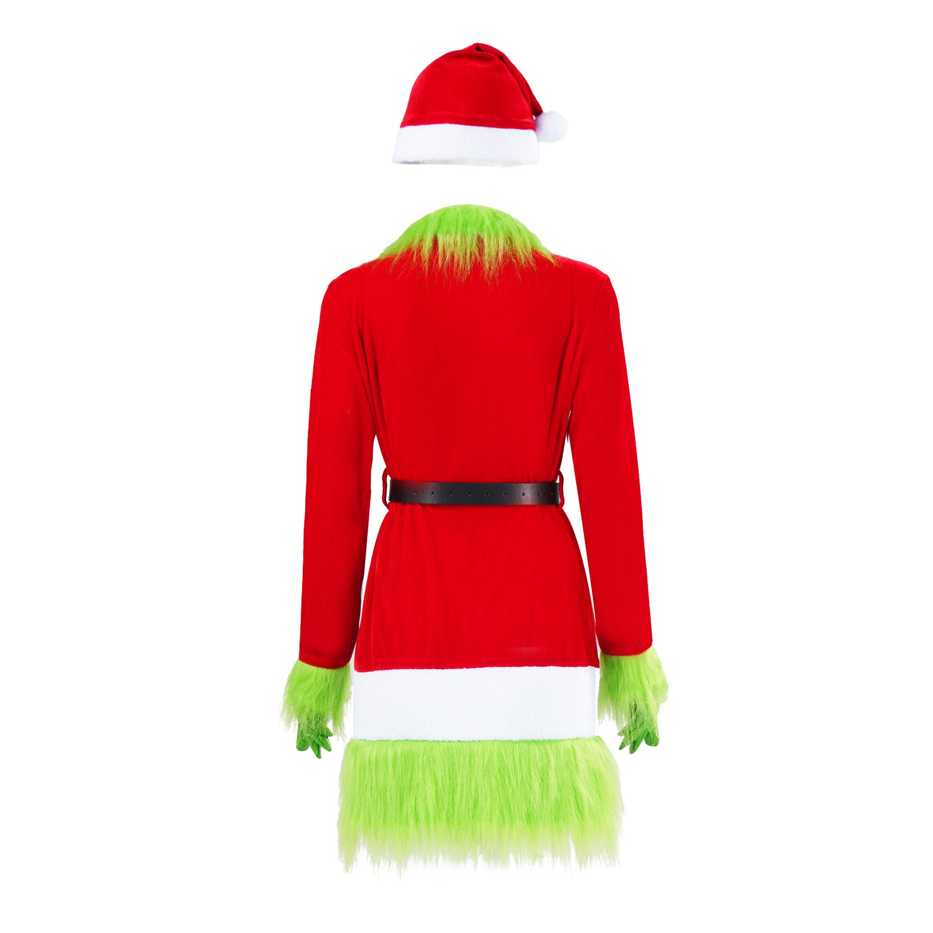 Christmas Spot Green Hair Monster Grinch Cosplay Costume Santa Xmas Outfits - Ciclove