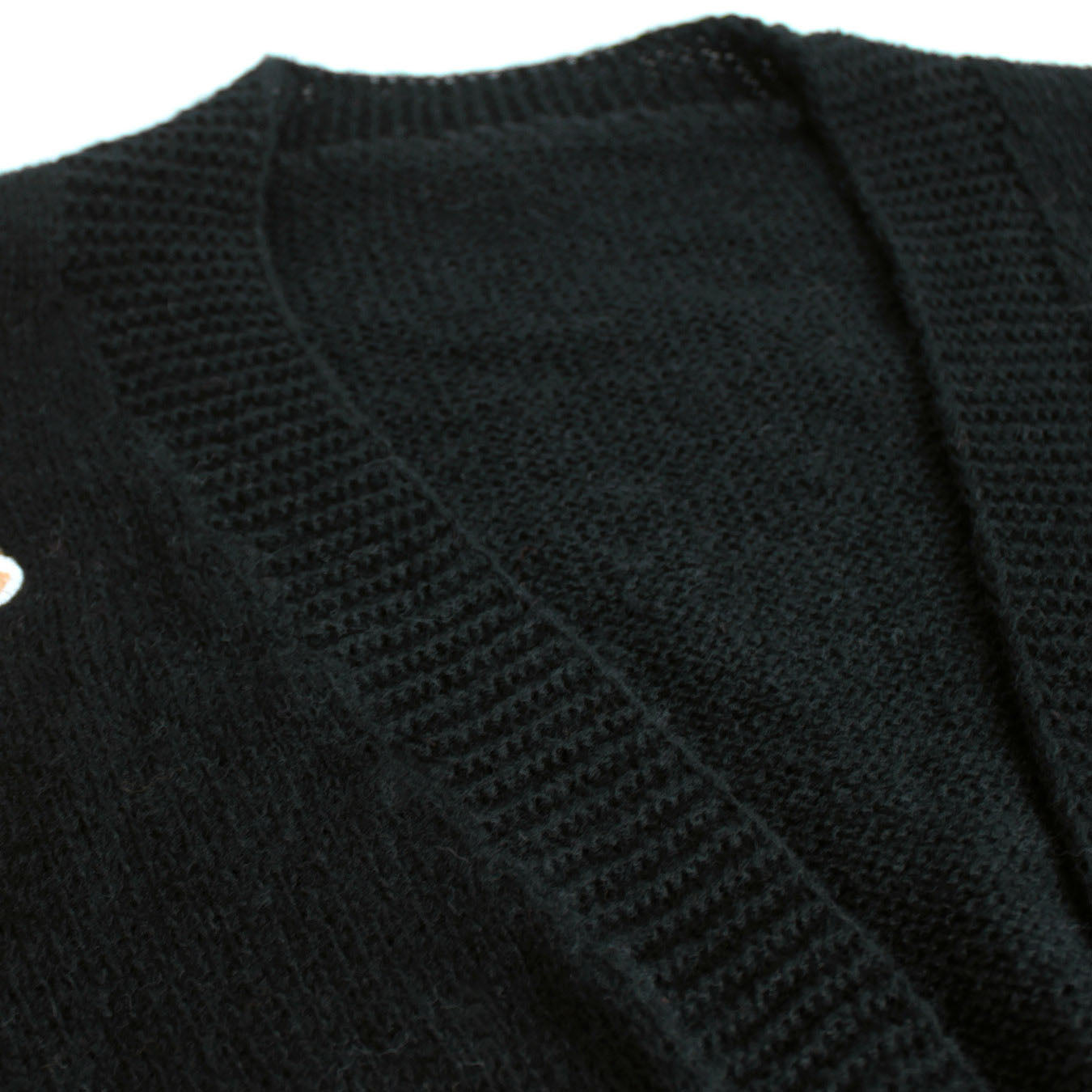 Brown 1960s Gingerbread Cropped Ugly Christmas Sweater Cardigan - Ciclove