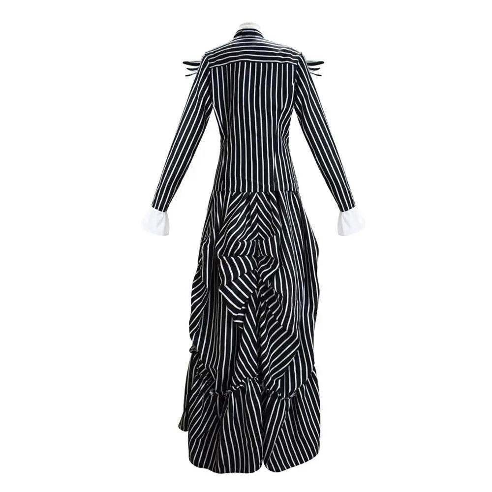 Adult kids Jack Skellington Sally Suit Costume The Nightmare Before Christmas for women men Boy Girl full Set - ciclove