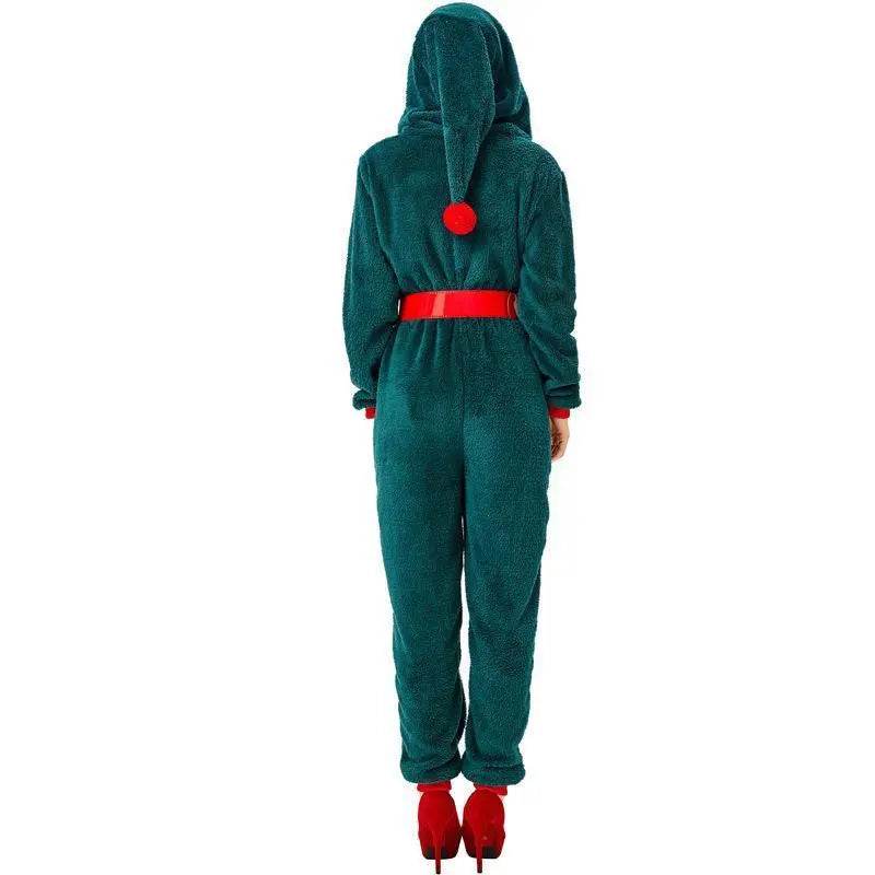 Christmas Family Matching Costume Onesies Hooded Pajamas Jumpsuit - ciclove