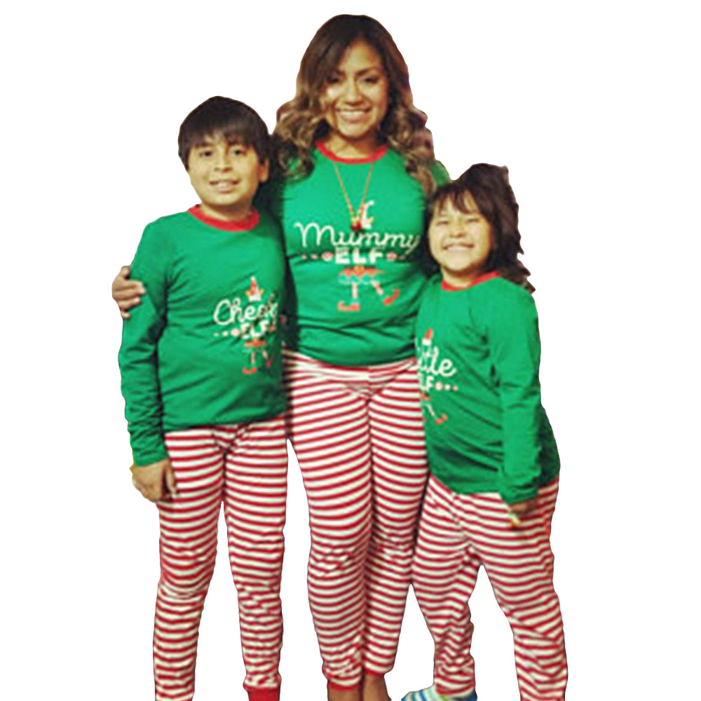 Christmas Family matching Pajamas Sets Santa Stiped Clothing for Daddy Momy me Baby Kids Gift 2022 - Ciclove