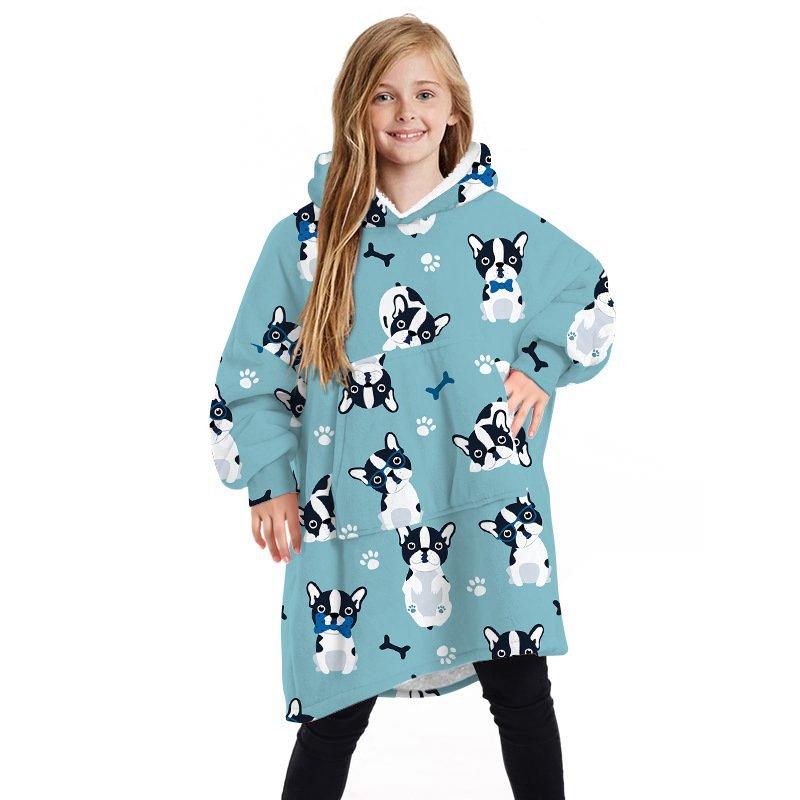 Family matching pajamas robes hoodie blanket Holiday Christmas Gifts - Ciclove