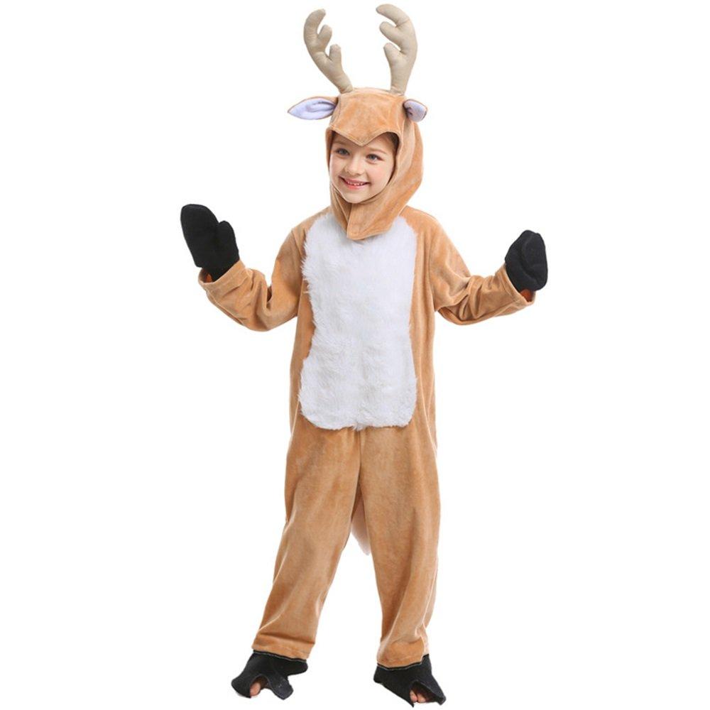Children's Christmas Costumes Animal Dress Up Reindeer Elk Costume - Ciclove