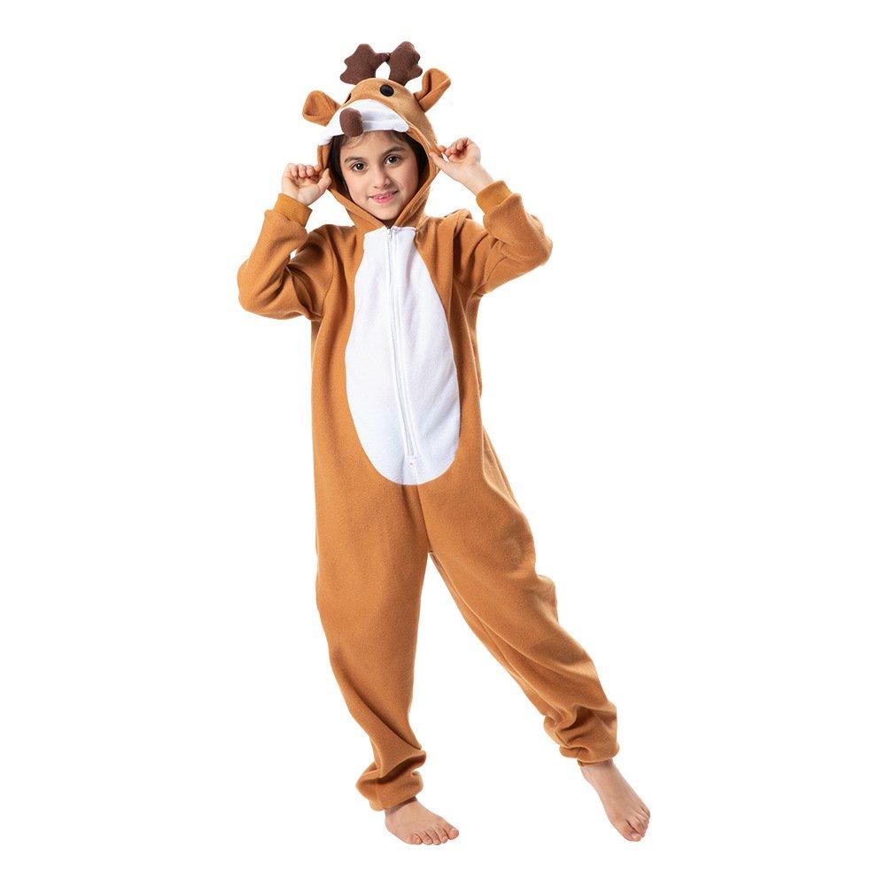Christmas Elk Kigurumi Pajamas Party Stage Props Bar Horse Reindeer Suit - Ciclove