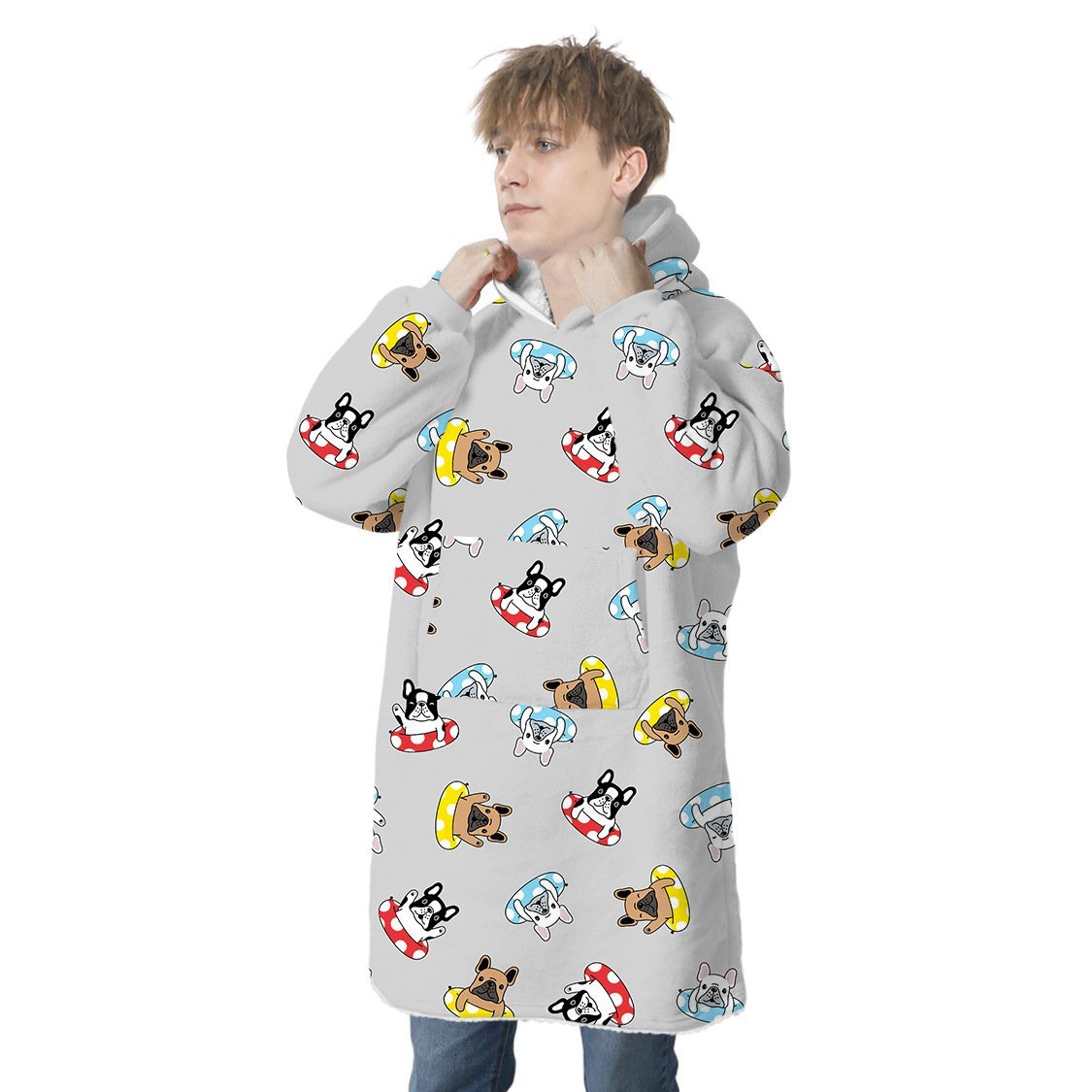 Family matching pajamas robes hoodie blanket Holiday Christmas Gifts - Ciclove