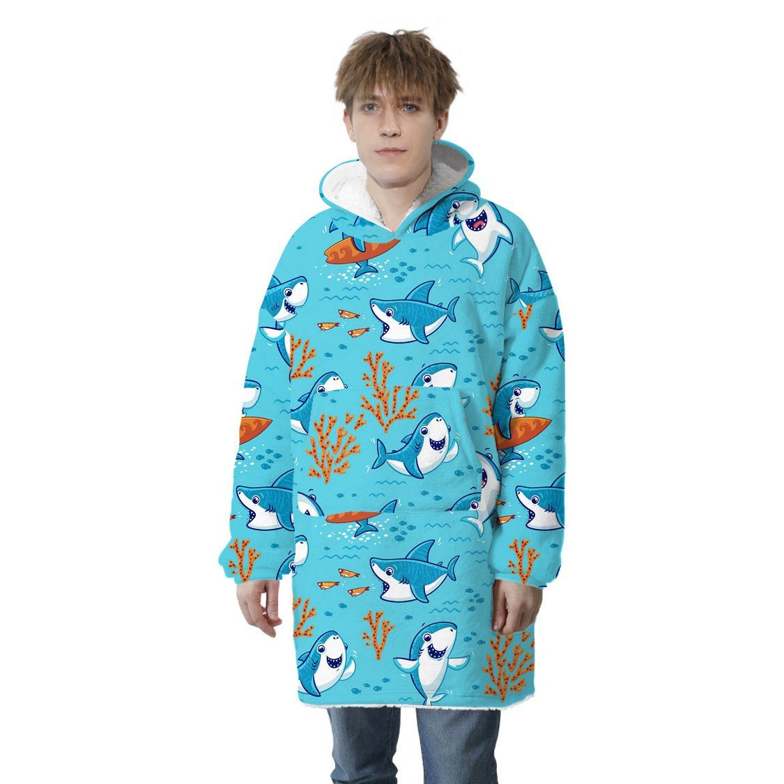 Family matching pajamas robes hoodie blanket Holiday Christmas Gifts - Ciclove