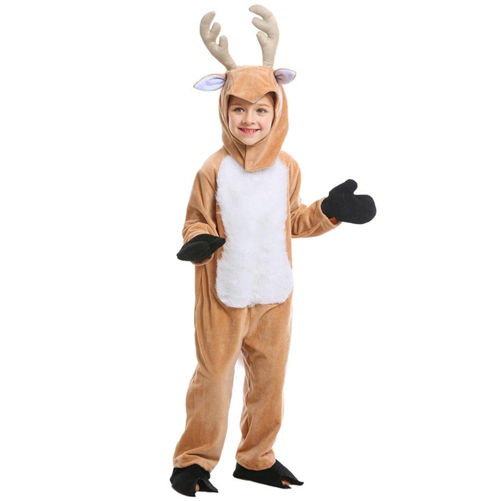 Children's Christmas Costumes Animal Dress Up Reindeer Elk Costume - Ciclove