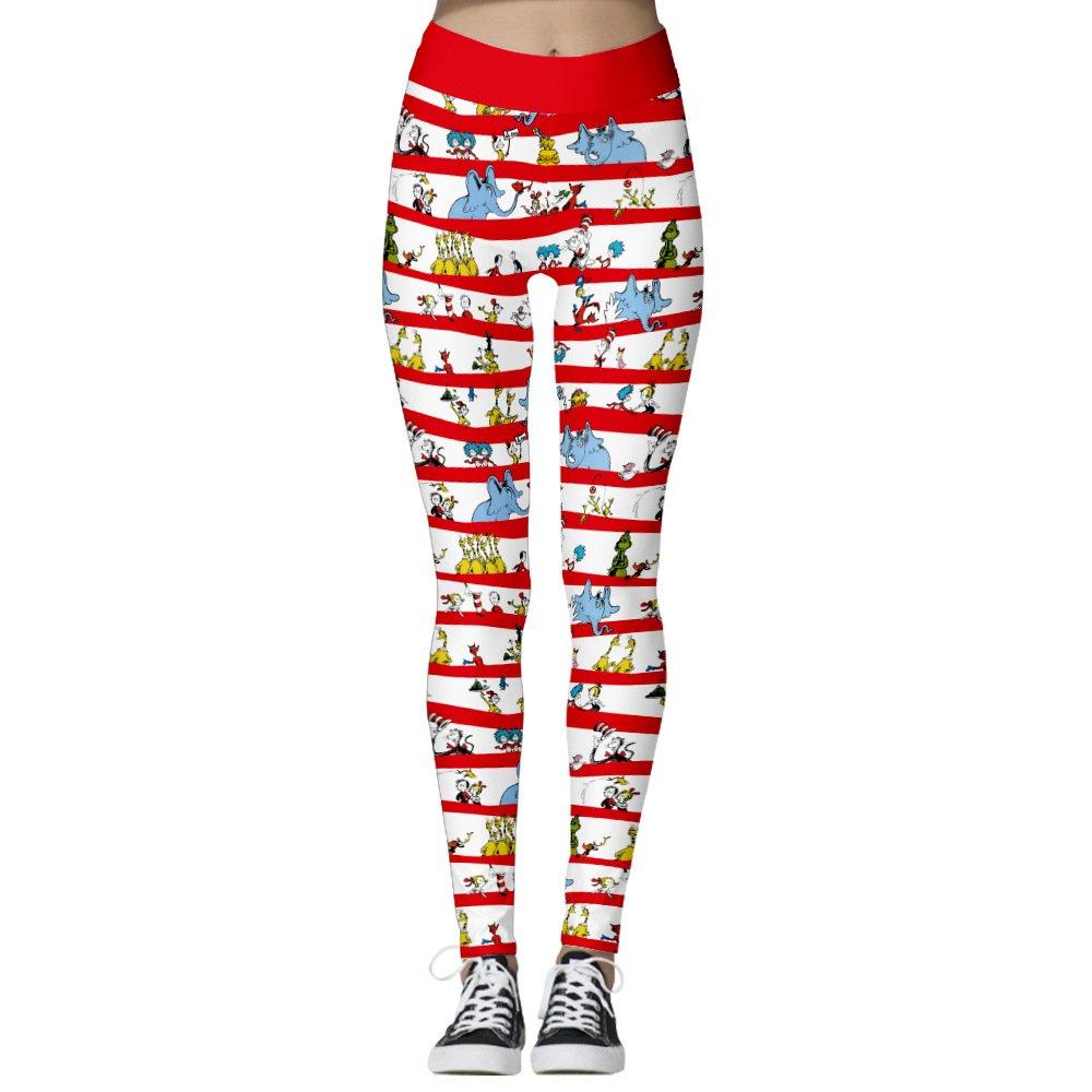 Christmas Pants leggings Grinch Grinch Digital Print Women - Ciclove