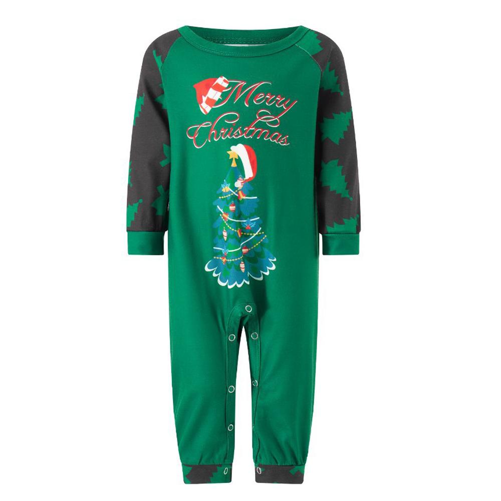 Lucky Elk Print Green Christmas Family Couples Matching Pajamas Party Sets - ciclove