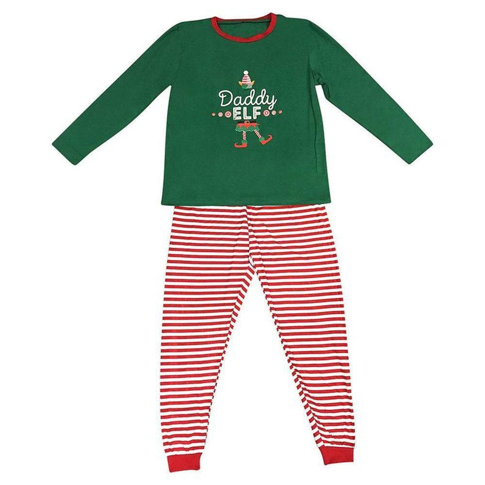 Christmas Family matching Pajamas Sets Santa Stiped Clothing for Daddy Momy me Baby Kids Gift 2022 - Ciclove