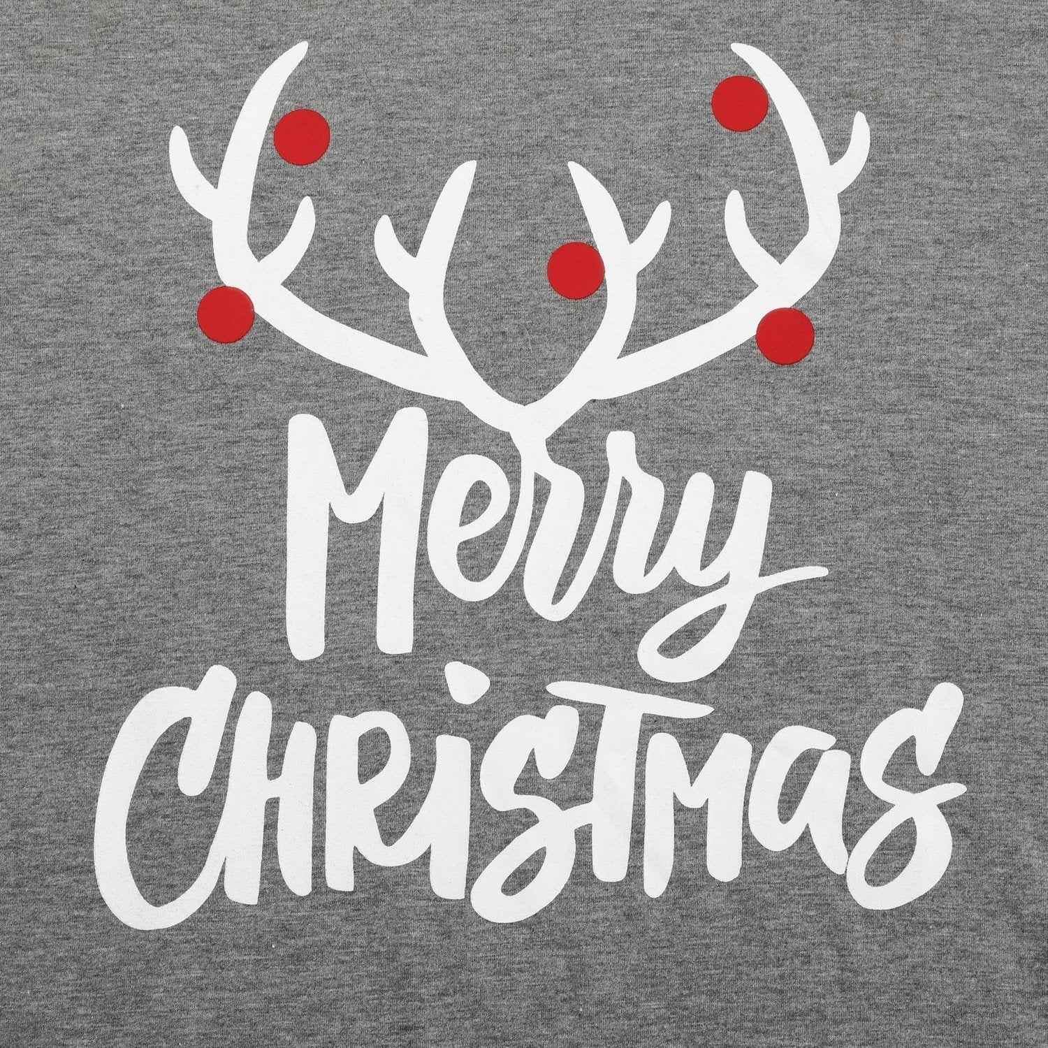 Christmas Family matching Deer print plaid Pajamas two Pieces Set Santa Patterned 2022