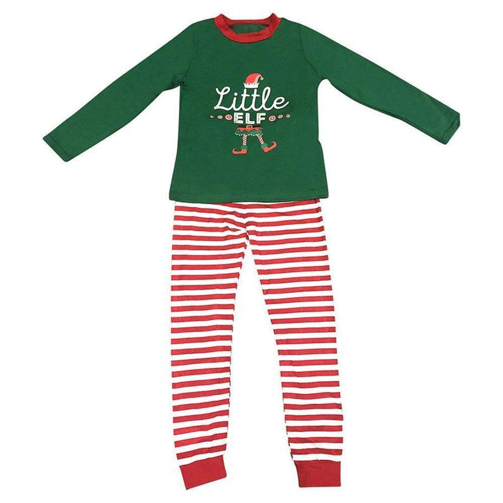 Christmas Family matching Pajamas Sets Santa Stiped Clothing for Daddy Momy me Baby Kids Gift 2022 - Ciclove