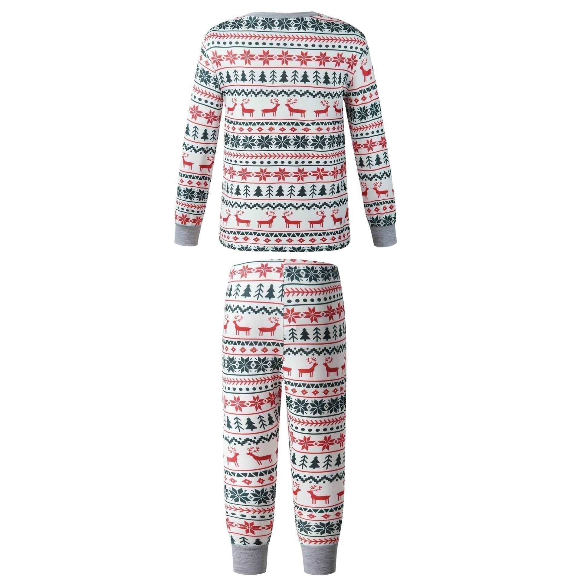Family Matching Pajamas Christmas Home Set for Parents and Kids